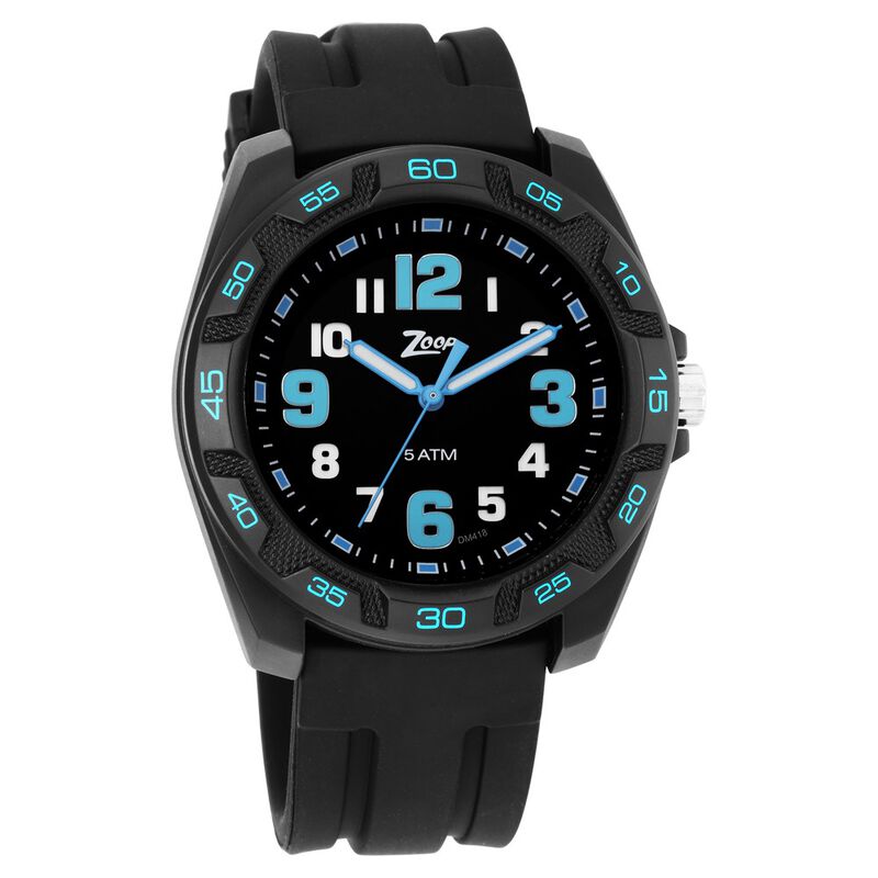 Zoop By Titan Quartz Analog Black Dial Silicone Strap Watch for Kids