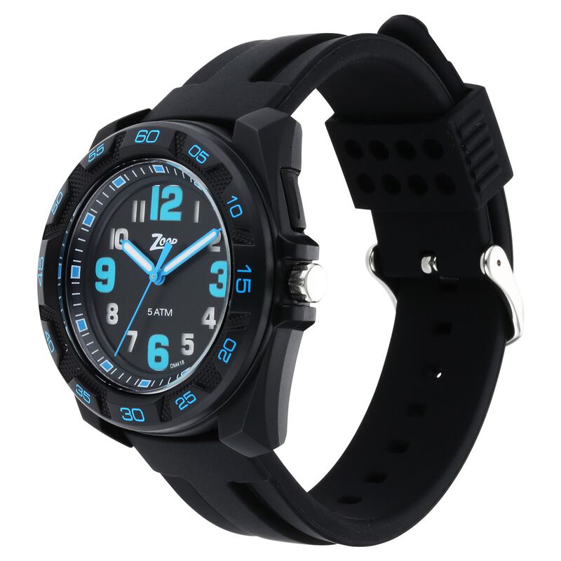 Zoop By Titan Quartz Analog Black Dial Silicone Strap Watch for Kids