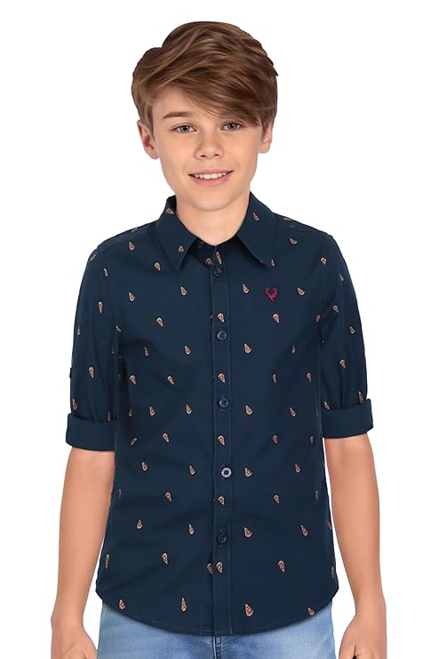 Allen Solly Boy's Regular Fit Shirt