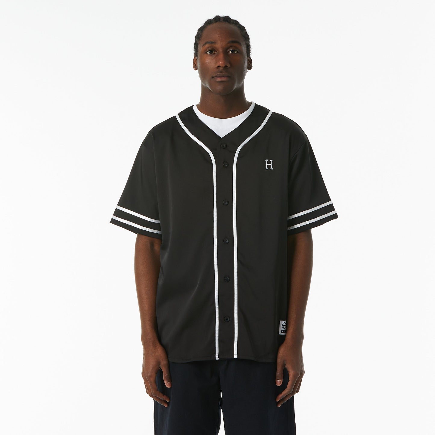 COMMUNITY HAND BASEBALL JERSEY (Black)