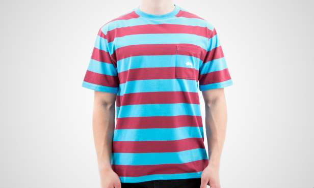 Stussy Range Stripe Pocket Tee